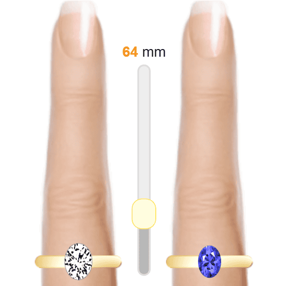 White 1ct oval-cut Diamond vs Blue 1ct oval-cut Sapphire
