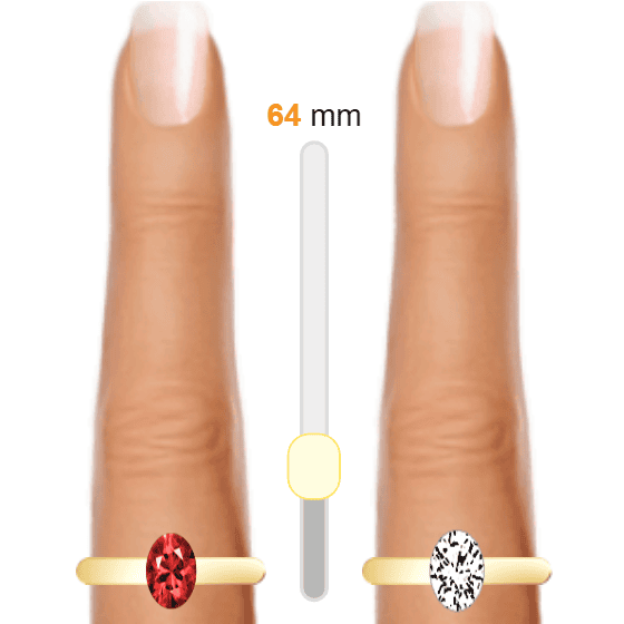 Red 1ct oval-cut Ruby vs White 1ct oval-cut Diamond