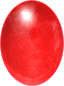 Actual size of 8ct Ruby (cabochon cut, 13.68&times;9.12mm, Red color)